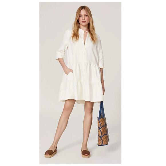 Apiece Apart Maurino Drop Waist Dress Size Small - Picture 3 of 14